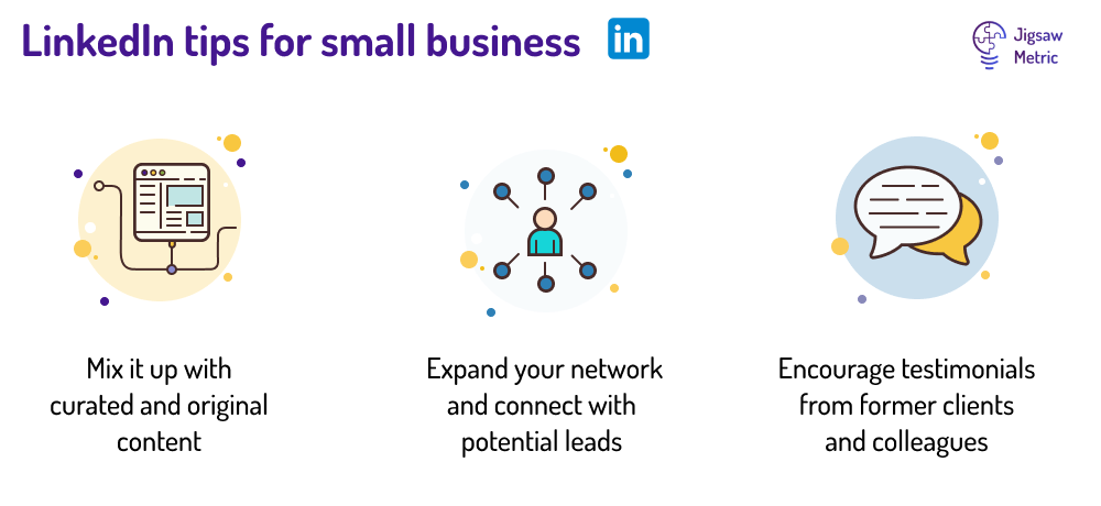 LinkedIn tips for small business