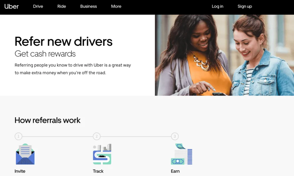 How Uber encouraged referrals
